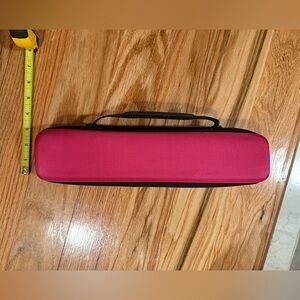 Curling iron / flat iron / hot hair tool holder for travel. Pink